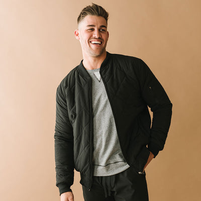 Men's Quilted Bomber