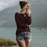 Navy Striped Rugby from Albion