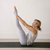 Intention Compression High-Waisted Leggings, Heather Grey