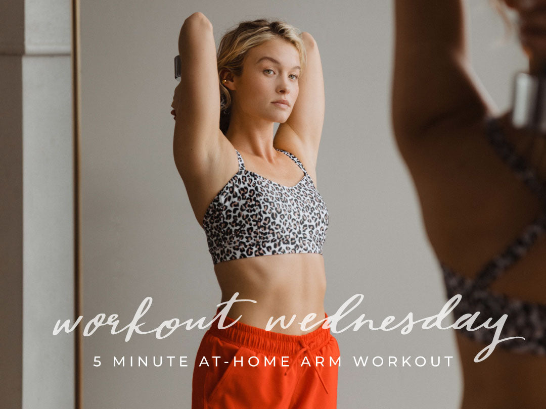 WORKOUT WEDNESDAY 5 MINUTE AT HOME ARM WORKOUT