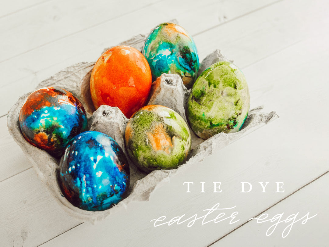 How To Make Tie Dyed Eggs For Easter