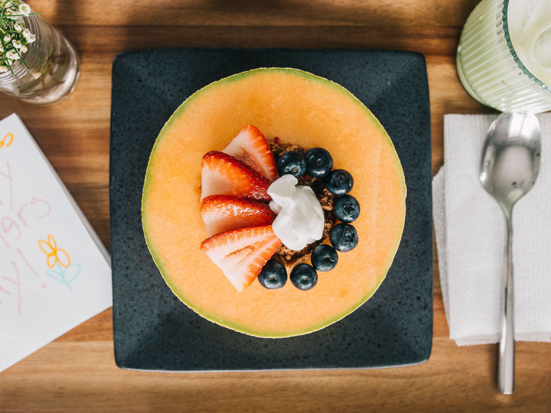 Mother’s Day Breakfast: Cantaloupe Parfait