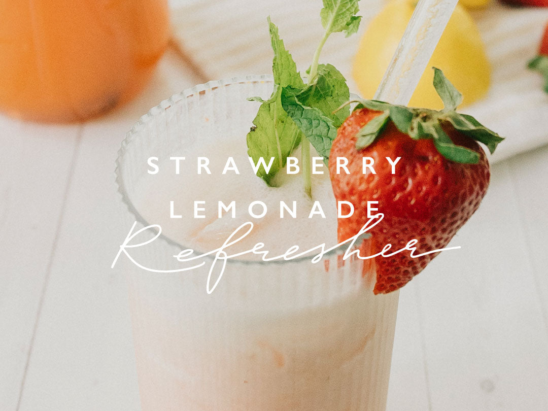 Natural Summer Drink Recipe: Strawberry Lemonade Refresher