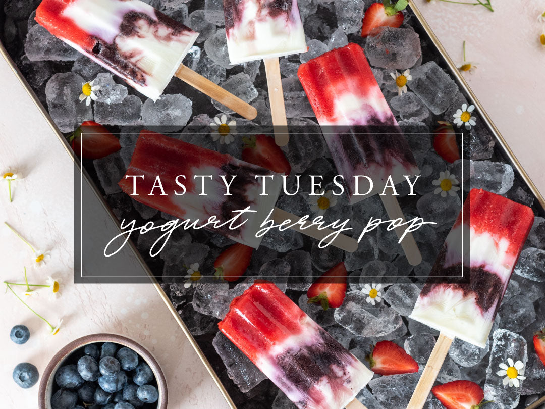 TASTY TUESDAY: 4TH OF JULY YOGURT BERRY POPS