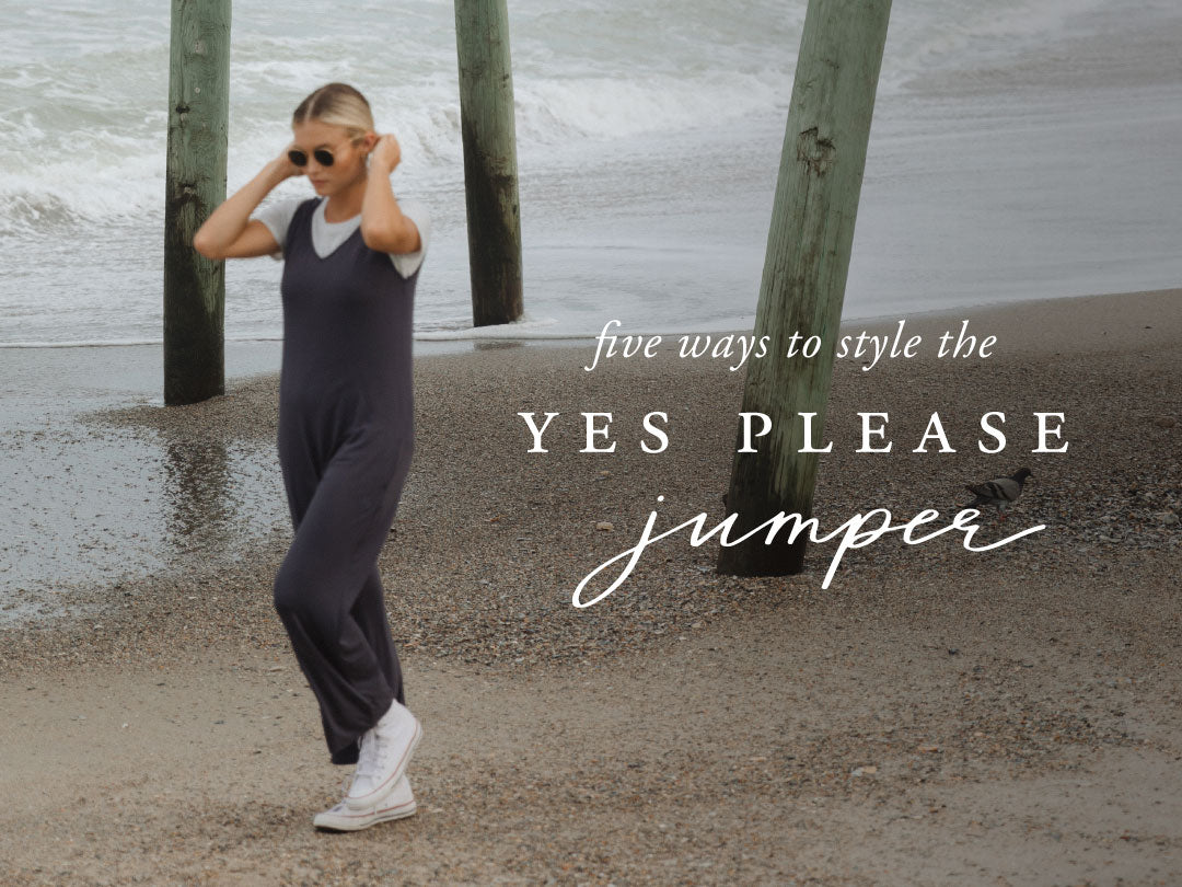 FIVE WAYS TO STYLE THE YES PLEASE JUMPER