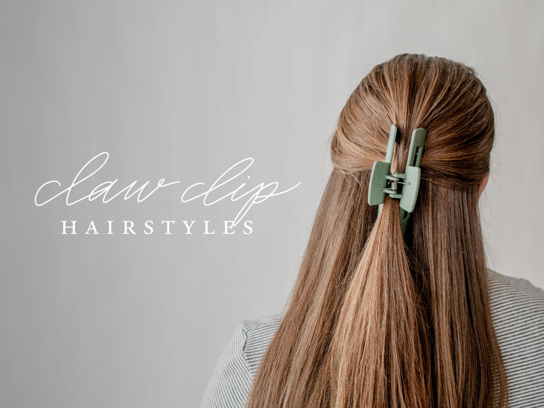 5 Easy Claw Clip Hairstyles