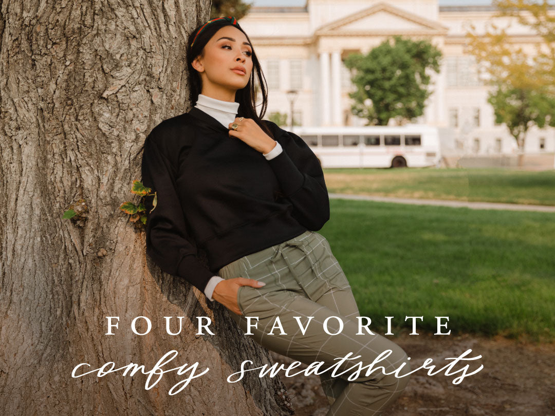 4 Comfy Sweatshirts to Elevate any Causal Look