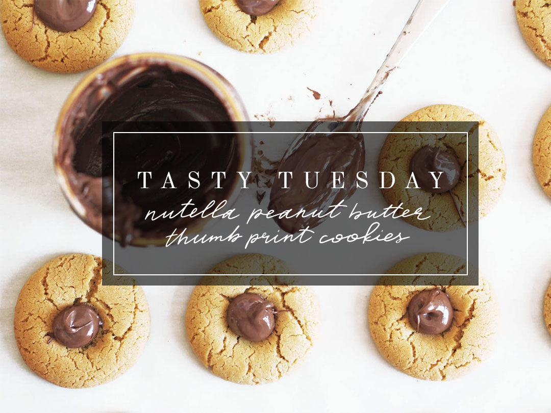 Tasty Tuesdsay: Nutella Thumbprint Cookies