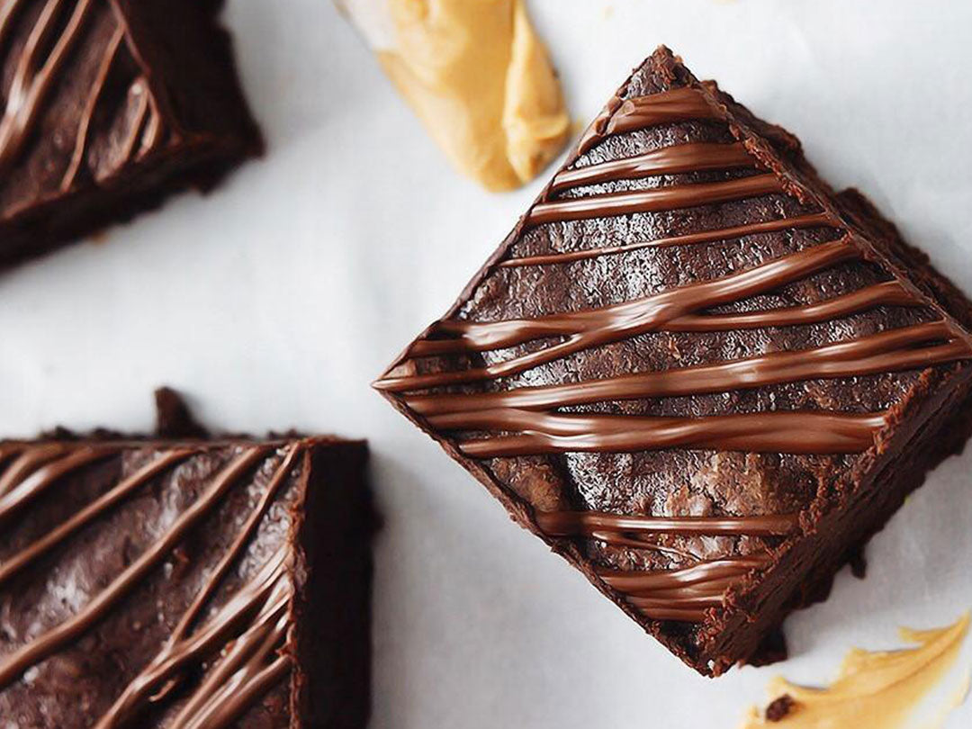 TASTY TUESDAY: Flourless Fudge Peanut Butter Brownies