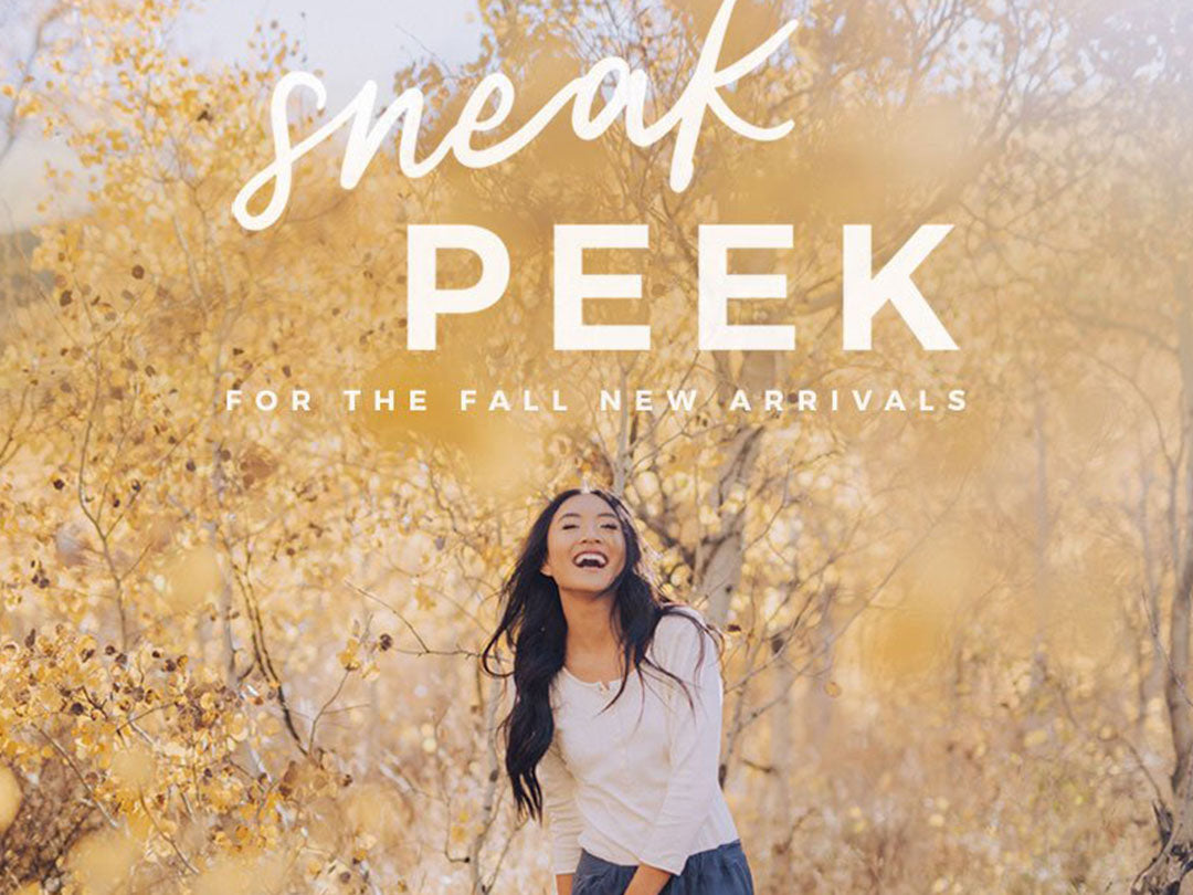 SNEAK PEEK: FALL NEW ARRIVALS + VIP SHOPPING