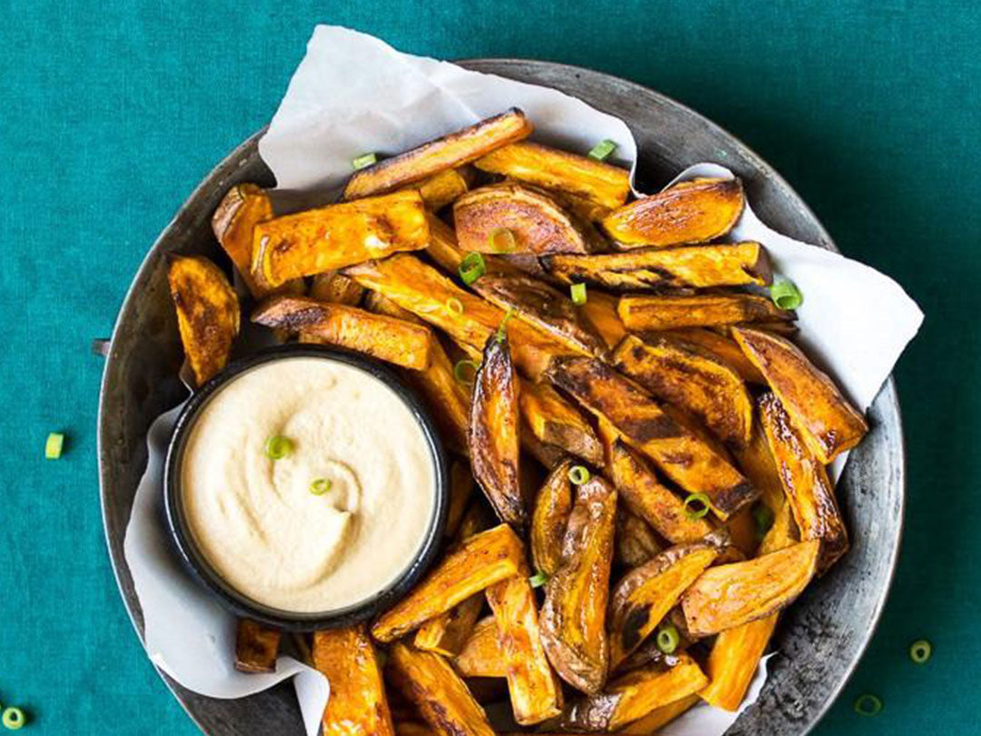 TASTY TUESDAY: Sweet Potato Fries with Tamari Cashew Dip