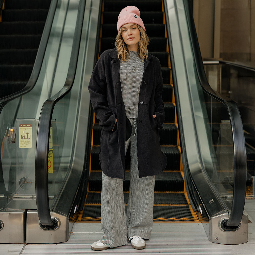 Midway Fleece Trench, Black - Albion Fit