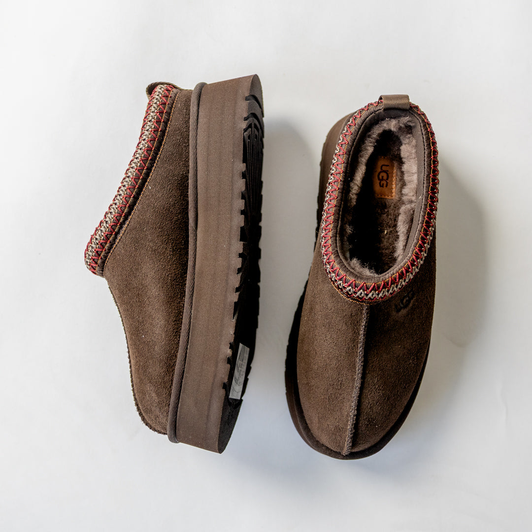 UGG ブラウン レザー ウェッジサンダル UGG Tazz II-Dusted Cocoa - Albion Fit