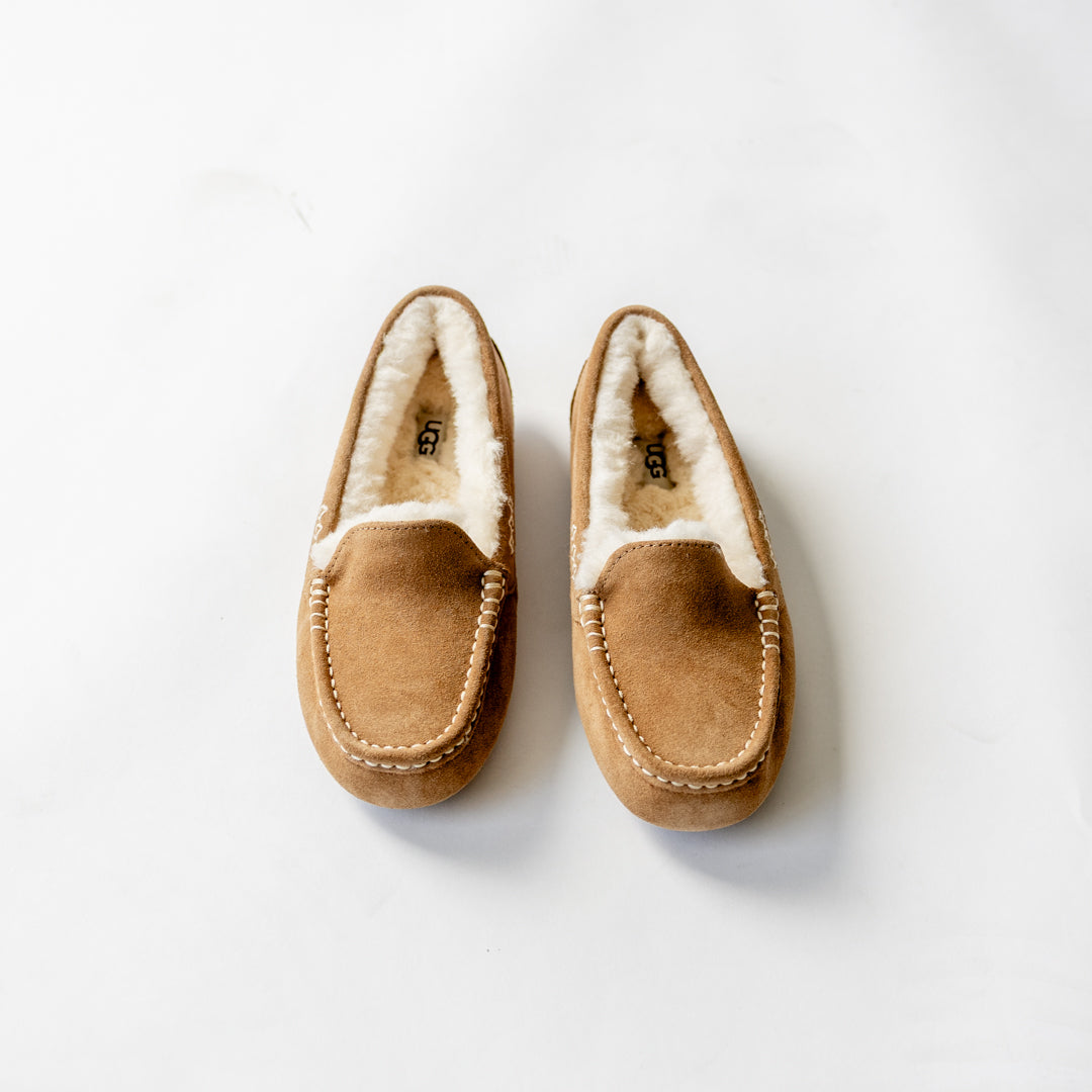 UGG ANSLEY モカシン CHE 24cm UGG Ansley Chestnut Slipper - Albion Fit