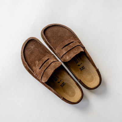 Birkenstock Naples Wrapped Suede-Carafe