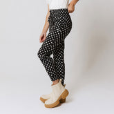 Destination Joggers, Black Polka Dot