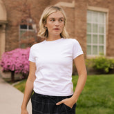 Baby Tee, White