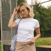 Baby Tee, White