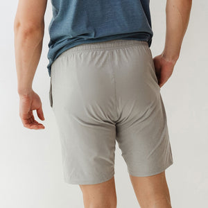 Wind and Sea Shorts, Heather Light Grey