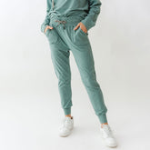 Travel Joggers, Aqua