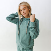 Travel Hoodie, Aqua