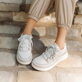 Sorel Out N About IV Low Sneaker WP-Moonstone, Sea Salt