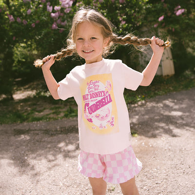 Mini Lake Shorts, Pink Check