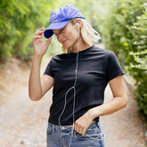 Laguna Cotton Tee, Black