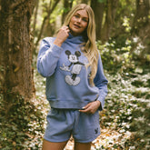 Disney Mickey Boyfriend Hoodie, Sky Blue