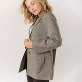 Graphite Woven Blazer