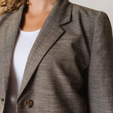 Graphite Woven Blazer