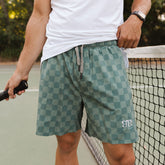 Grit Shorts, Sage Check