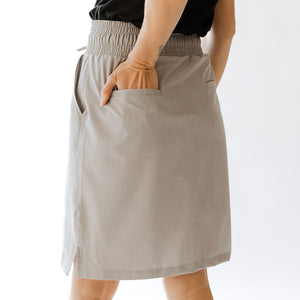 The Away Skirt, Heather Grey