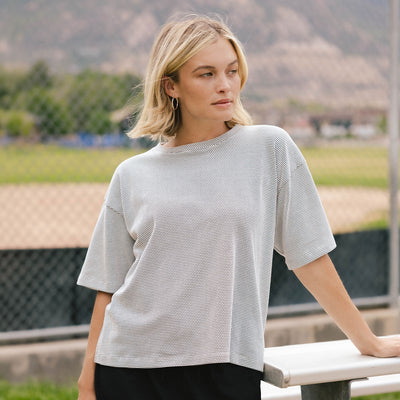 Perfect Oversized Honeycomb Tee