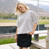 Perfect Oversized Honeycomb Tee