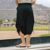 Maxi Cargo Skirt, Black