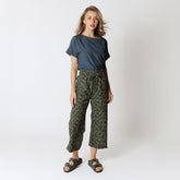 Audrey Wide Leg Pants, Flora