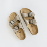 Birkenstock Arizona Chunky Suede Leather-Taupe