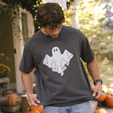 Disney Mickey Ghost Men's Tee, Charcoal
