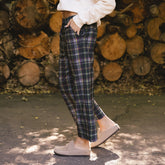 Audrey Mid Rise Wide Leg Pants, Aspen Plaid