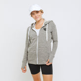 Utah Campus Zip-Up, Heather Grey