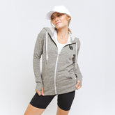 Utah Campus Zip-Up, Heather Grey