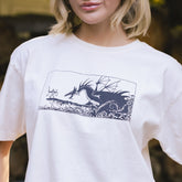 Disney Dragon Perfect Tee, Natural