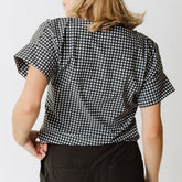 Boss Tee, Black Check