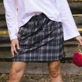 City Skirt, Aspen Plaid