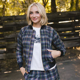 Bomber Jacket, Aspen Plaid
