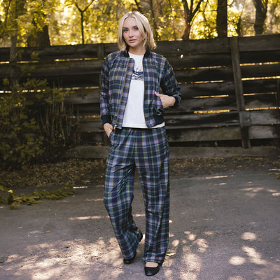 Bomber Jacket, Aspen Plaid