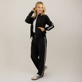 Track Bomber, Black and White Stripe