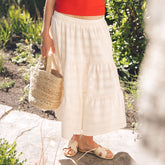 Penny Midi Skirt, White