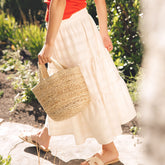 Penny Midi Skirt, White